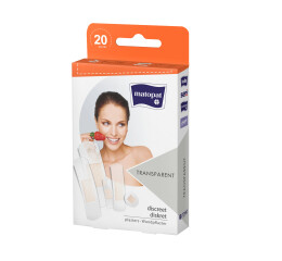 Matopat Transparent náplast různé velikosti, 20 ks