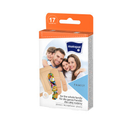 Matopat Family náplast různé velikosti, 17 ks