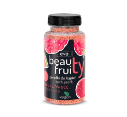 Eva Natura Beauty Fruity perly do koupele, červené ovoce, 120 g