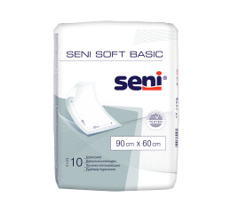 Seni Soft Basic hygienické absorpční podložky 90 x 60 cm, 10 ks