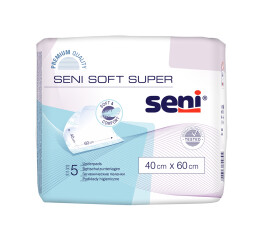 Seni Soft Super hygienické absorpční podložky 40 x 60 cm, 5 ks