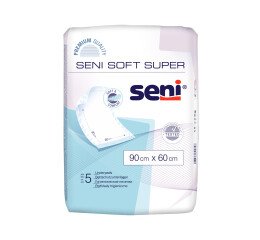 Seni Soft Super hygienické absorpční podložky 90 x 60 cm, 5 ks