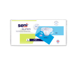 Seni Super absorpční plenkové kalhotky s lepítky velikost L, 30 ks