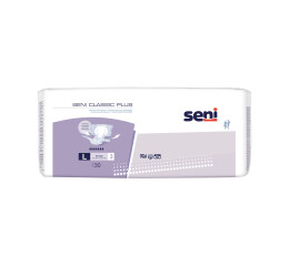 Seni Classic Plus absorpční plenkové kalhotky s lepítky velikost L, 30 ks