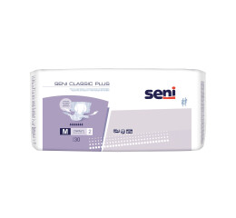 Seni Classic Plus absorpční plenkové kalhotky s lepítky velikost M, 30 ks