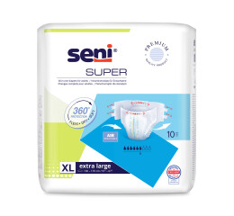 Seni Super absorpční plenkové kalhotky s lepítky velikost XL, 10 ks