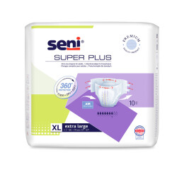 Seni Super Plus absorpční plenkové kalhotky s lepítky velikost XL, 10 ks