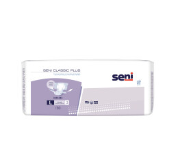 Seni Classic Plus HE absorpční plenkové kalhotky s lepítky velikost XL, 30 ks