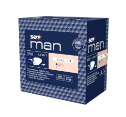 Seni Man Light Level 1 absorpční vložky pro muže, 15 ks