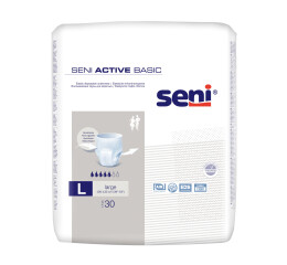 Seni Active Basic absorpční natahovací kalhotky velikost L, 30 ks