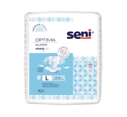 Seni Optima Super absorpční pleny s bederním pásem velikost L, 10 ks