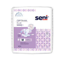 Seni Optima Plus absorpční pleny s bederním pásem velikost M, 10 ks