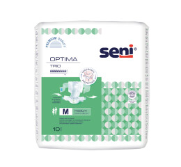 Seni Optima Trio absorpční pleny s bederním pásem velikost M, 10 ks