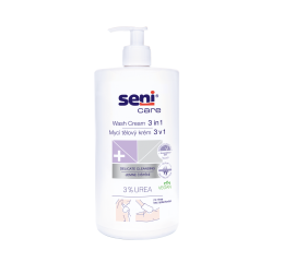 Seni Care mycí tělový krém 3v1 pro použití bez vody, 1000 ml