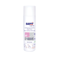 Seni Care čistící a ošetřující tělová pěna pro použití bez vody, 250 ml