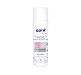 Seni Care čistící a ošetřující tělová pěna pro použití bez vody, 500 ml