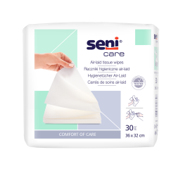 Seni Care jednorázové hygienické utěrky air-laid, 30 ks