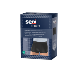 Seni Man pratelné absorpční spodní prádlo pro muže černé velikost L, 1 ks