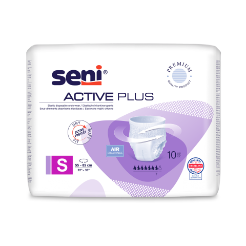 Seni Active Plus absorpční natahovací kalhotky velikost S, 10 ks