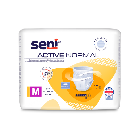 Seni Active Normal absorpční natahovací kalhotky velikost M, 10 ks