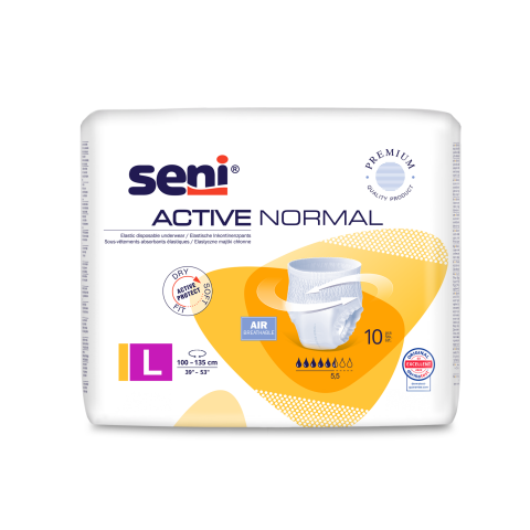 Seni Active Normal absorpční natahovací kalhotky velikost L, 10 ks