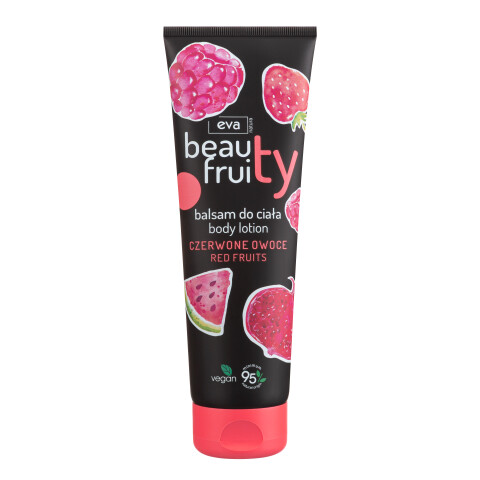 Eva Natura Beauty Fruity tělové mléko s červeným ovocem, 250 ml