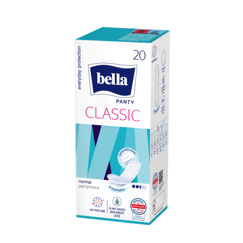Bella Panty Classic slipové vložky, 20 ks