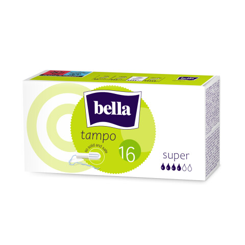 Bella Tampo menstruační tampony Super, 16 ks