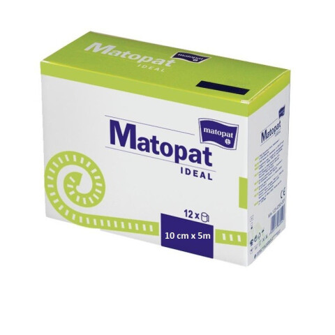 Matopat Ideal elastické obinadlo 10 cm x 5 m nesterilní , 12 ks