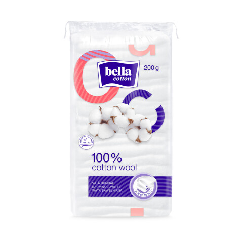 Bella Cotton obvazová vata bavlna, 200 g