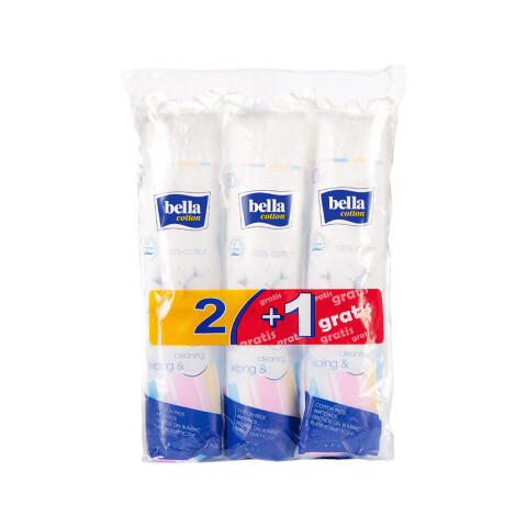 Bella Cotton odličovací tampony 3 x 80 ks (2+1 zdarma)