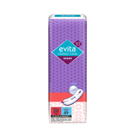 Evita Normal Long menstruační vložky, 10 ks