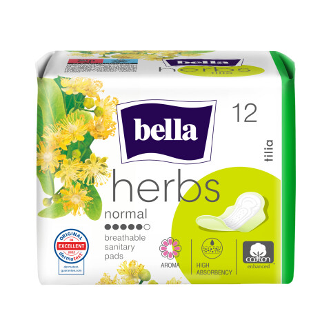 Bella Herbs menstruační vložky Tilia, 12 ks