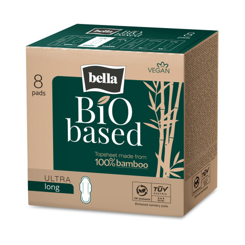 Bella Bio Based Maxi ultratenké menstruační vložky, 8 ks