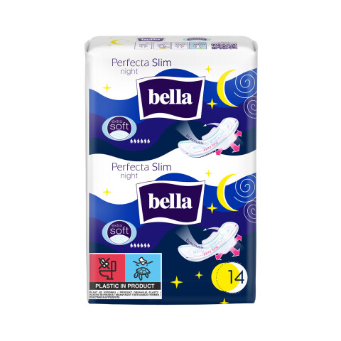 Bella Perfecta Slim Night Extra Soft noční ultratenké menstruační vložky, 14 ks
