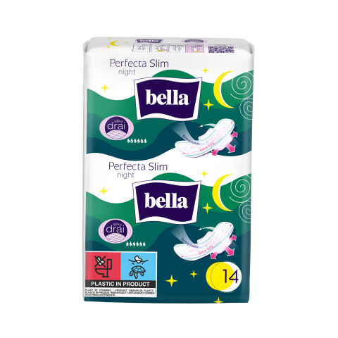 Bella Perfecta Slim Night noční ultratenké menstruační vložky, 14 ks