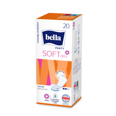Bella Panty Soft deo slipové vložky, 20 ks