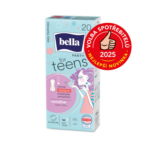 BELLA for Teens Sensitive slipové vložky à 20 ks NO