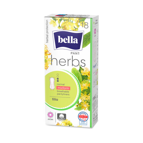 Bella Herbs slipové vložky Tilia, 18 ks