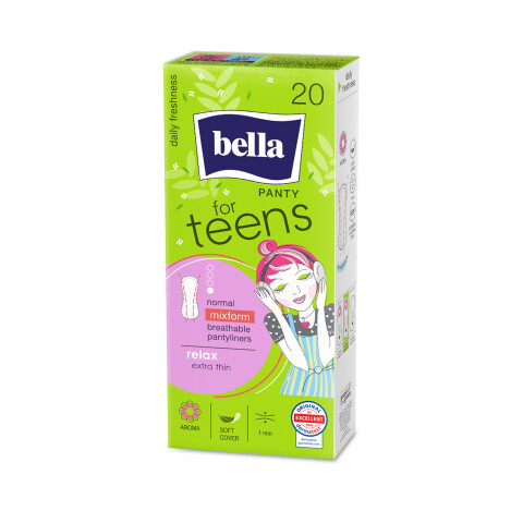 Bella for Teens slipové vložky Relax, 20 ks