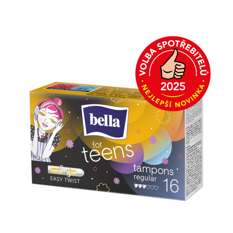 Bella for Teens menstruační tampony Regular, 16 ks