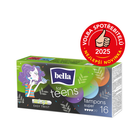 Bella for Teens menstruační tampony Super, 16 ks