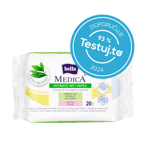 Bella Medica intimní vlhčené ubrousky, 20 ks