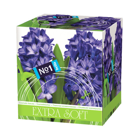 Bella NO1 papírové kapesníky (hyacint) box, 80 ks