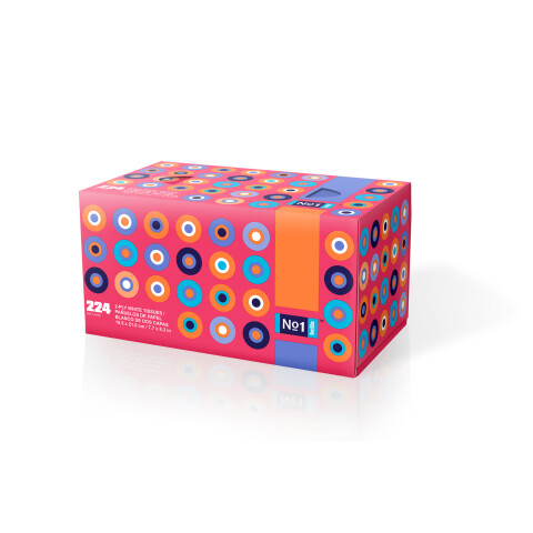 Bella NO1 papírové kapesníky box, 224 ks