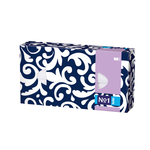 Bella NO1 papírové kapesníky (ornament) box, 90 ks