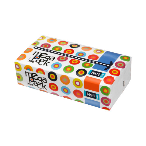 Bella NO1 papírové kapesníky (circles) sáček, 150 ks