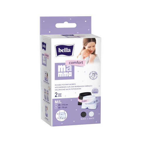 Bella Mamma Comfort poporodní kalhotky velikost M/L, 2 ks