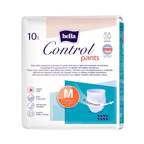 Bella Control Pants absorpční natahovací kalhotky M, 10 ks