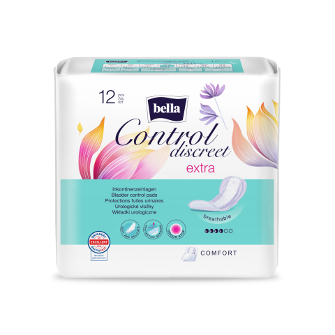 Bella Control Discreet inkontinenční vložky Extra, 10 ks